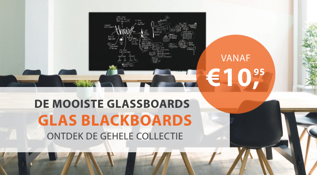 Glassboard Zwart Collectie