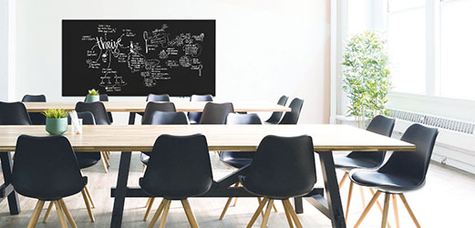 Glassboards Zwart